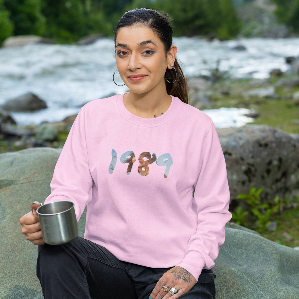 1989 Light Pink Sweatshirt / Taylor Swift / Sweatshirt / 1989
